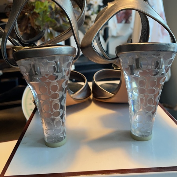 Coach Lucite Heel Shoes Size 8.5M - Picture 2 of 15